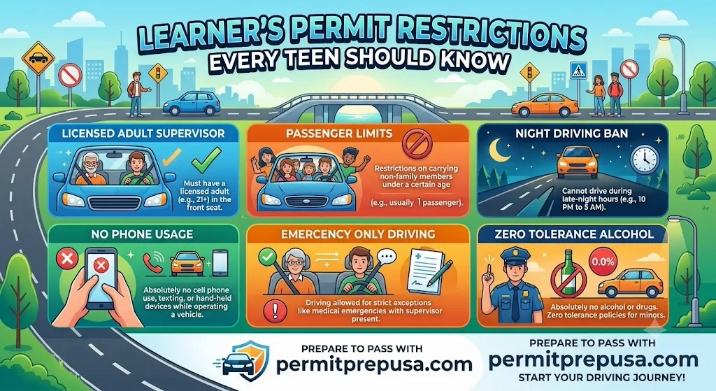 Learner's Permit Restrictions Every Teen Should Know